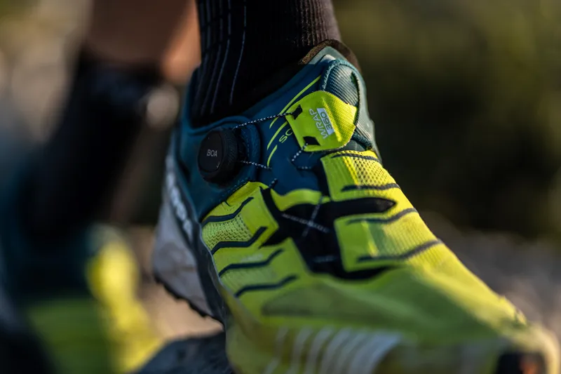 Scarpa Womens Ribelle Run Kalibra HT Shoes - Misty Jade-Deep Lagoon-10